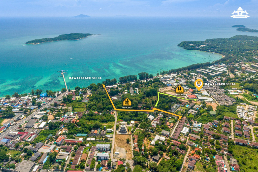 phuket map location rawai private villas